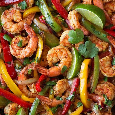 Shrimp Fajita meal