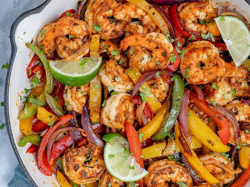 Chicken And Shrimp Fajita
