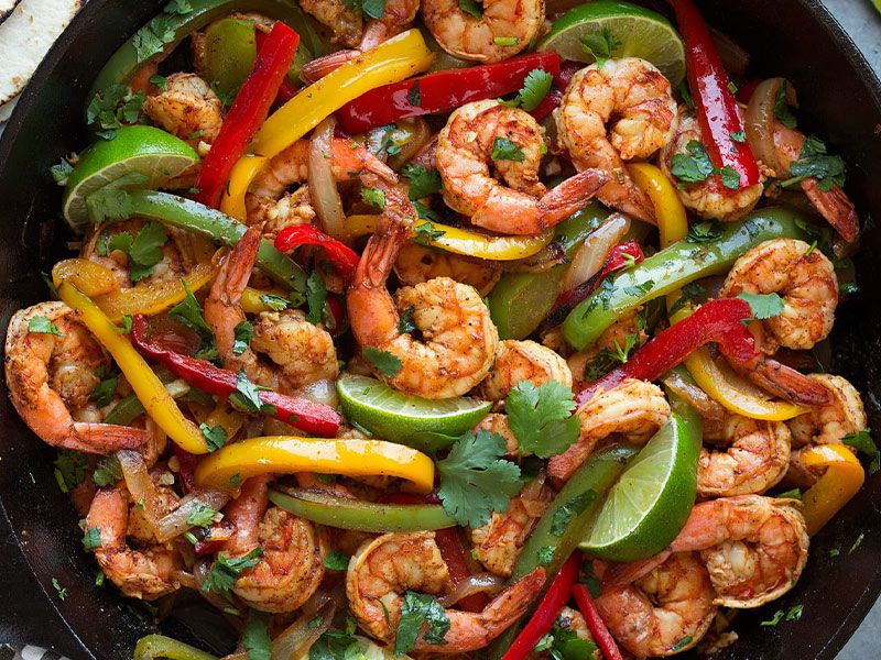 Shrimp Fajita Platter