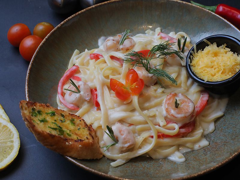 Pasta Shrimp Fettuccine