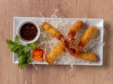 Konafa Shrimp Rolls