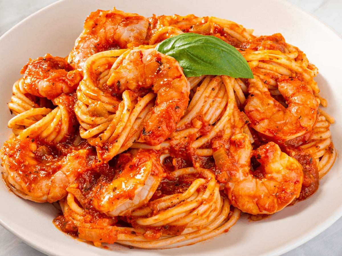 Shrimp Red Pasta