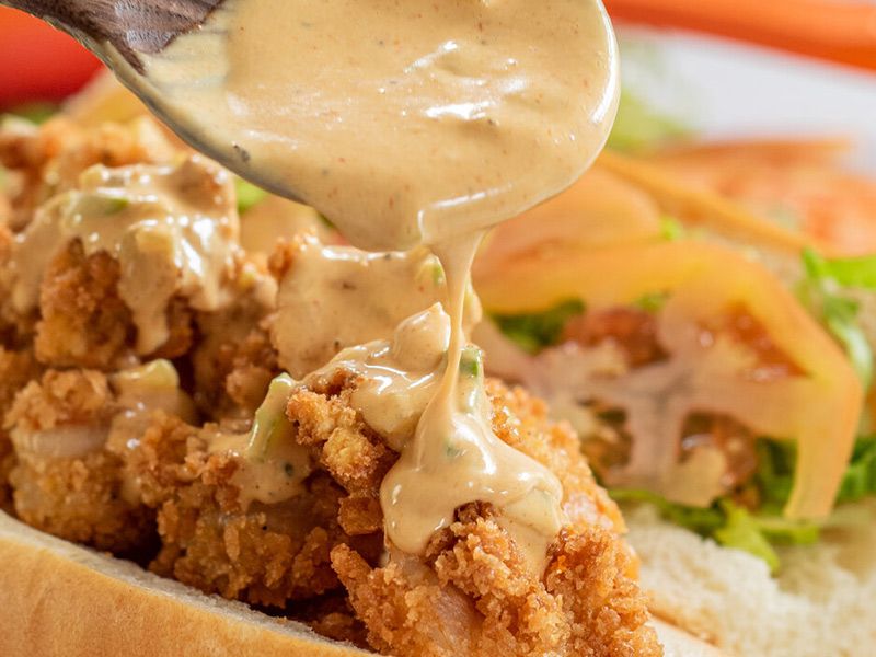 6 Shrimp Sandwiches Baladi bread