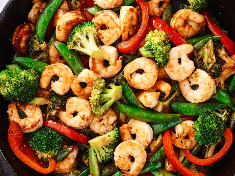 Shrimp Stir Fry With Vegetables