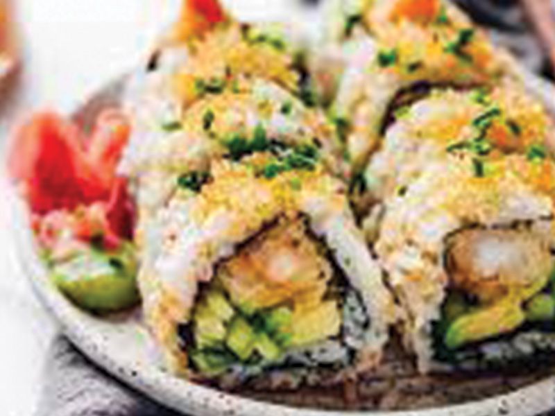 Shrimp Tempura Cooked Sushi