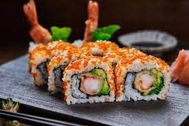 shrimp tempura roll uramaki