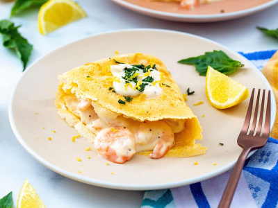 Shrimp Crepe