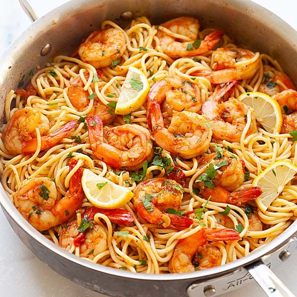 Shrimp pasta