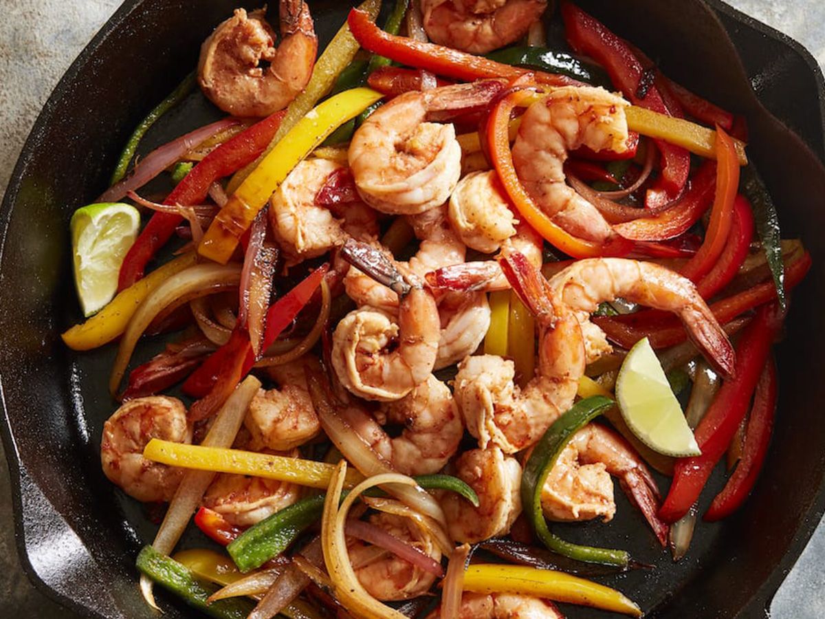 Shrimps And Squid Fajita