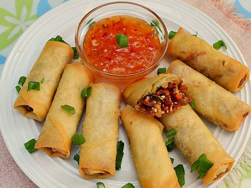 Shrimps Spring Rolls