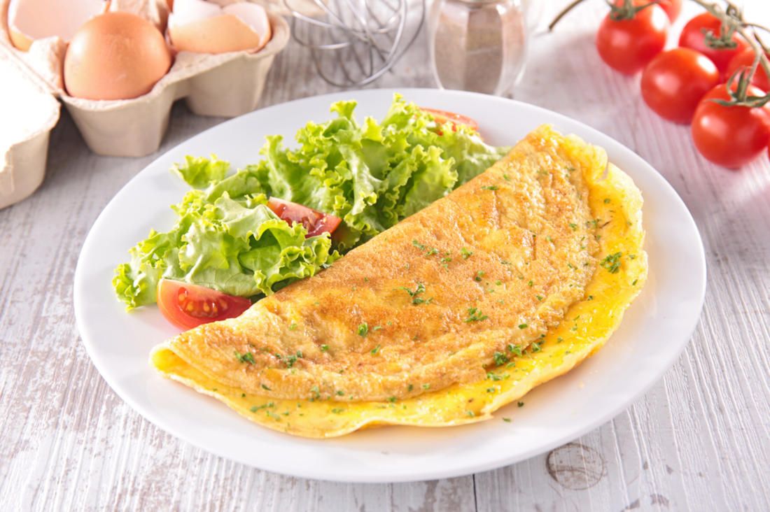 Omelette Pizza Sandwich