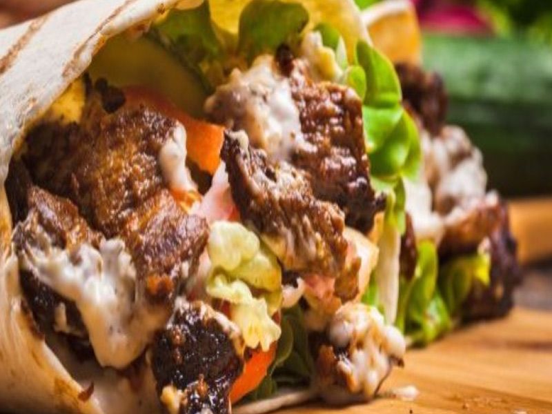 Meat Shawerma Crepe