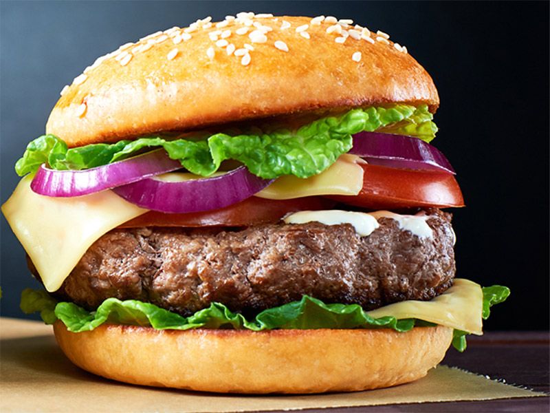 Sky Hawk Beef Burger Sandwich