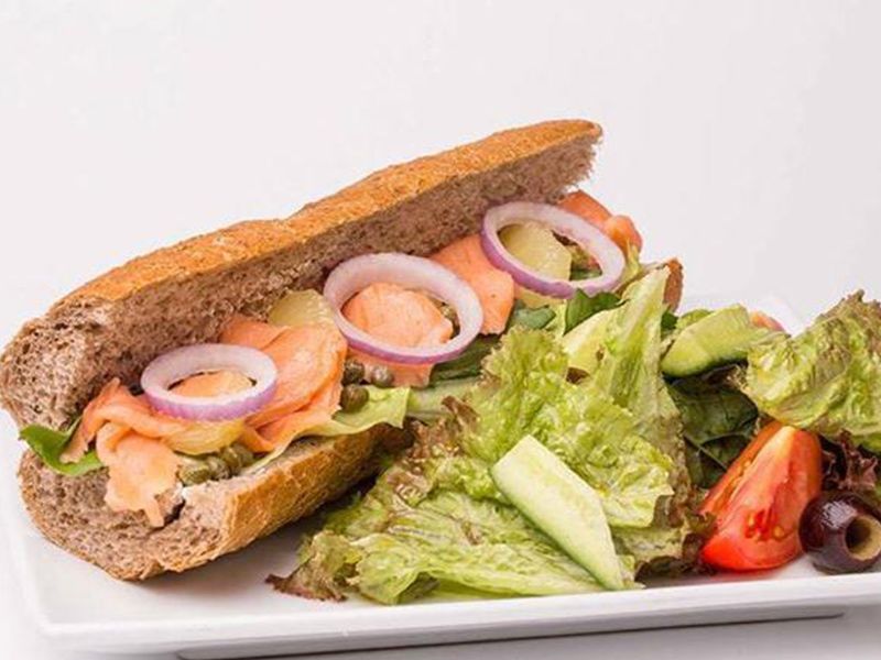 Smoked Salmon Sandwich