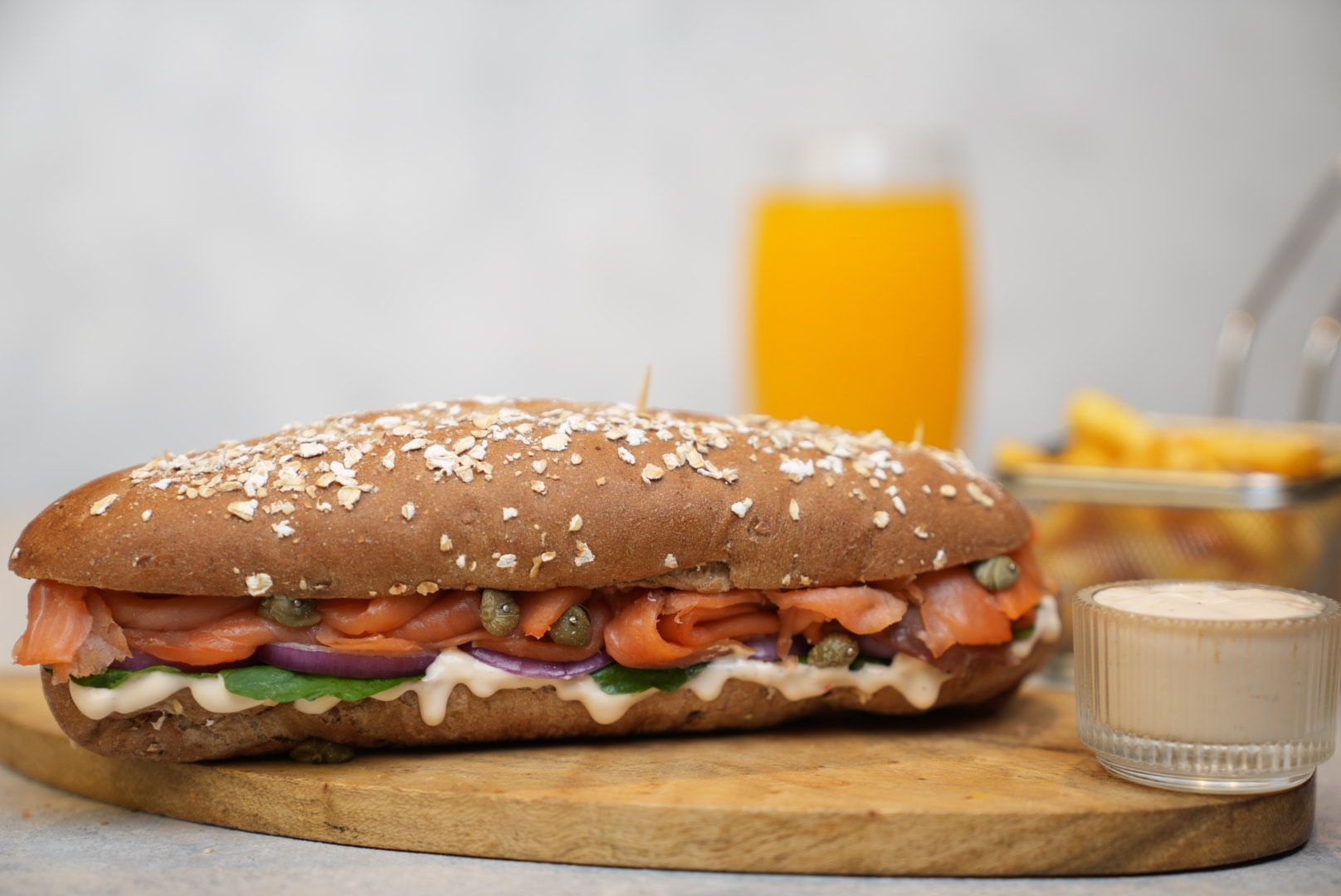 Smoked Salmon Sandwich