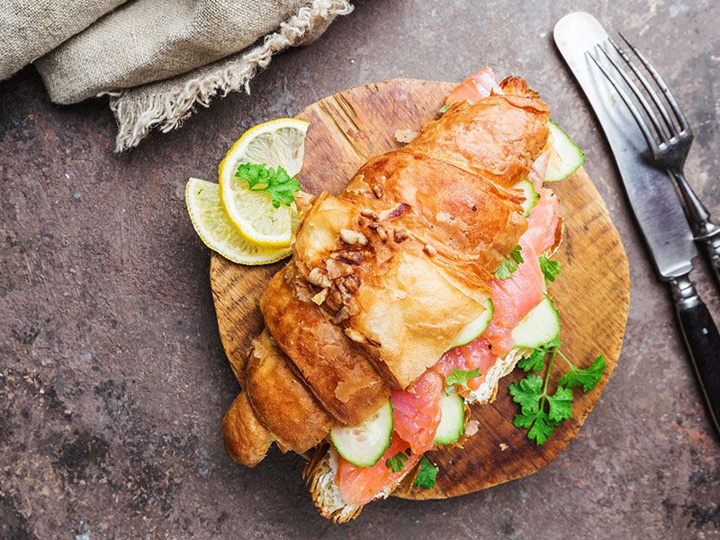 Smoked Salmon Croissant