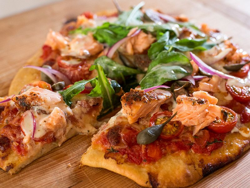 Smoked Salmon Pizza