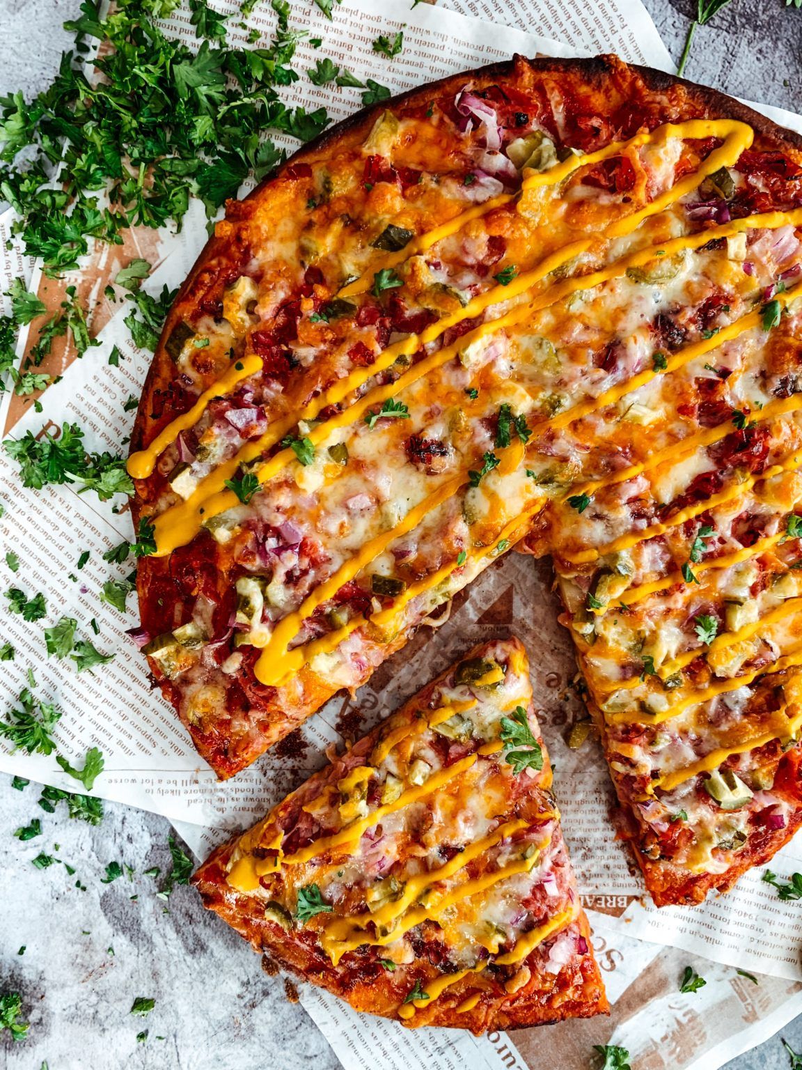 Smoked Cheese Pizza