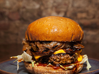smokey burger sandwich