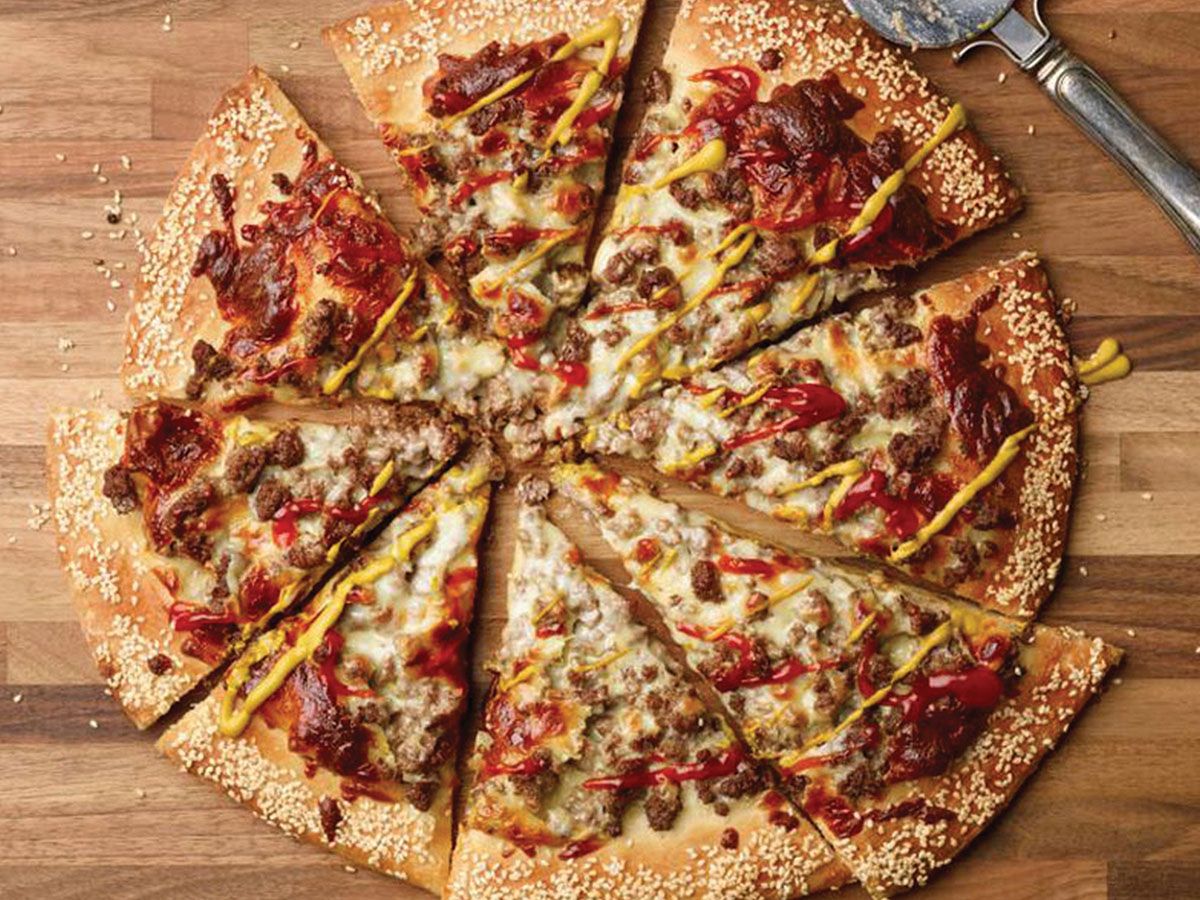 Smokey Burger Pizza