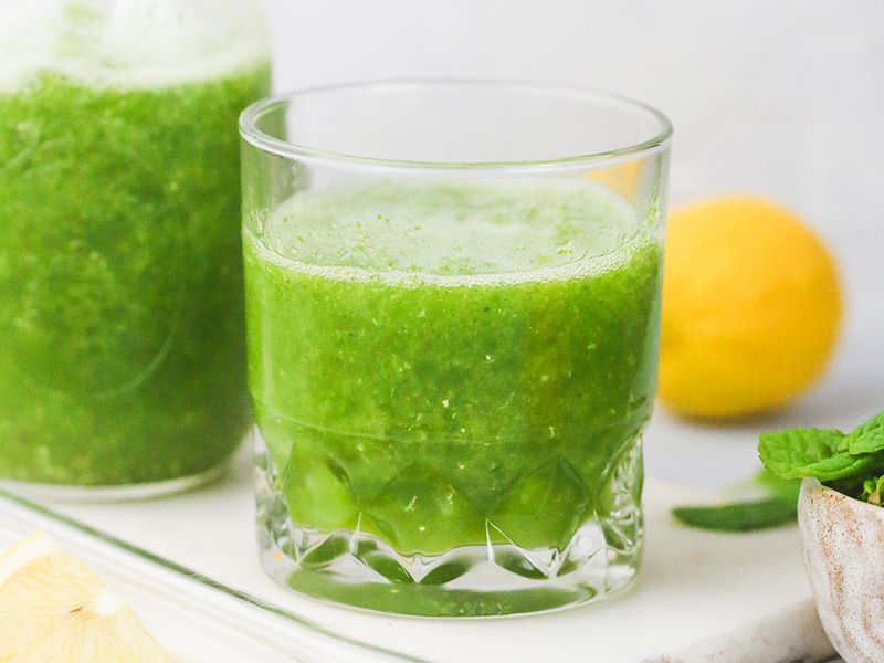 Lemon With Mint Smoothies