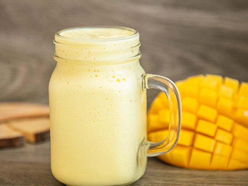 Mango And Peach Smoothie