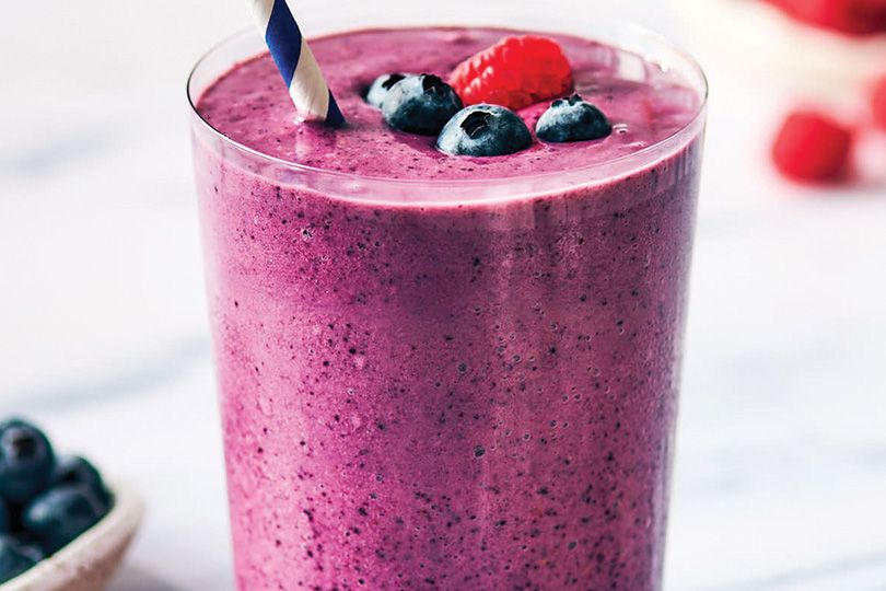 Smoothie blueberry