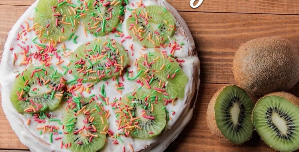 Snowy Kiwi Waffle