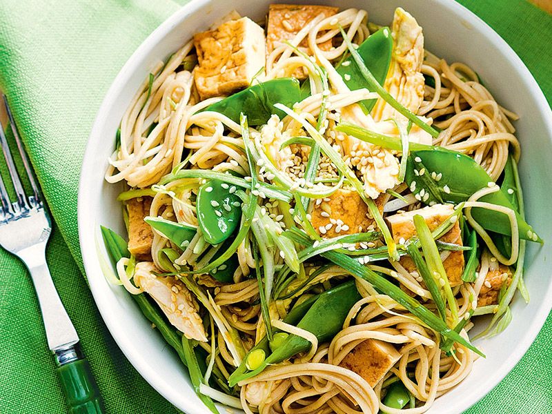 Soba Noodle Chicken Salad