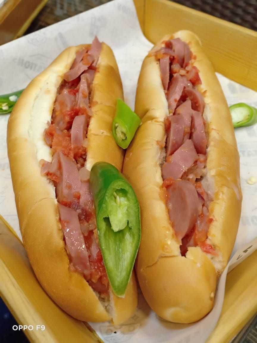 Oriental Sausage Sandwich