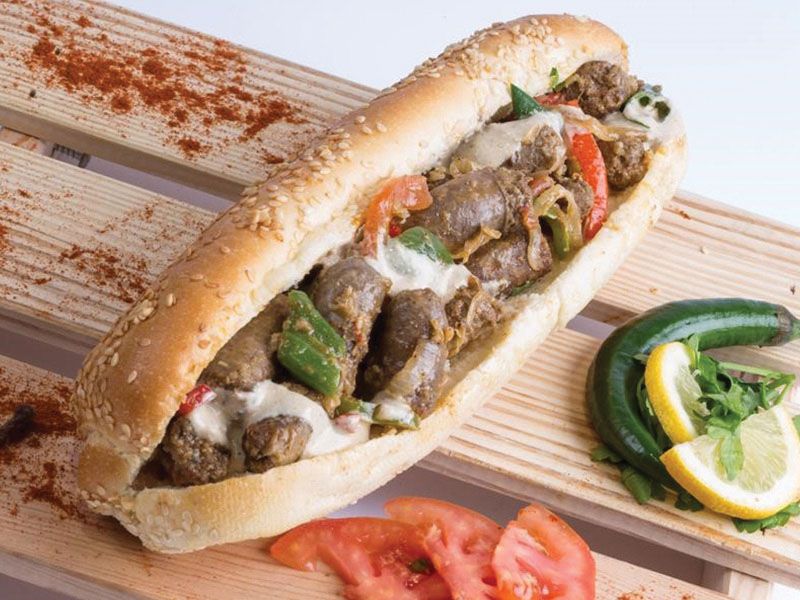 Alexandrian Sausage Sandwich