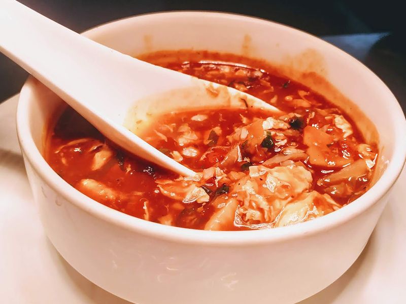 Hot And Sour Chicken Soup