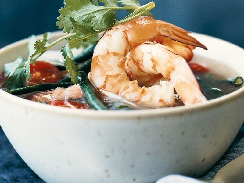 Hot And Sour Shrimp Soup