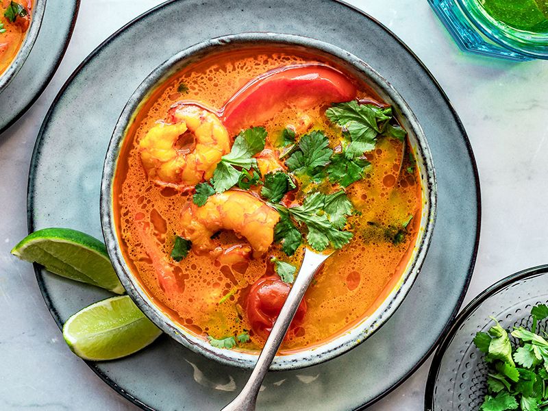 Tom Yum Spicy Shrimp Soup