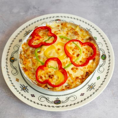 Liver Spaghetti With Mozzarella