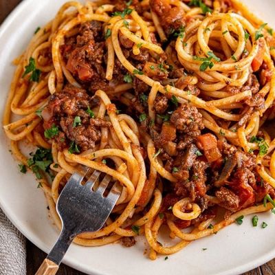 Spaghetti bolognese pasta