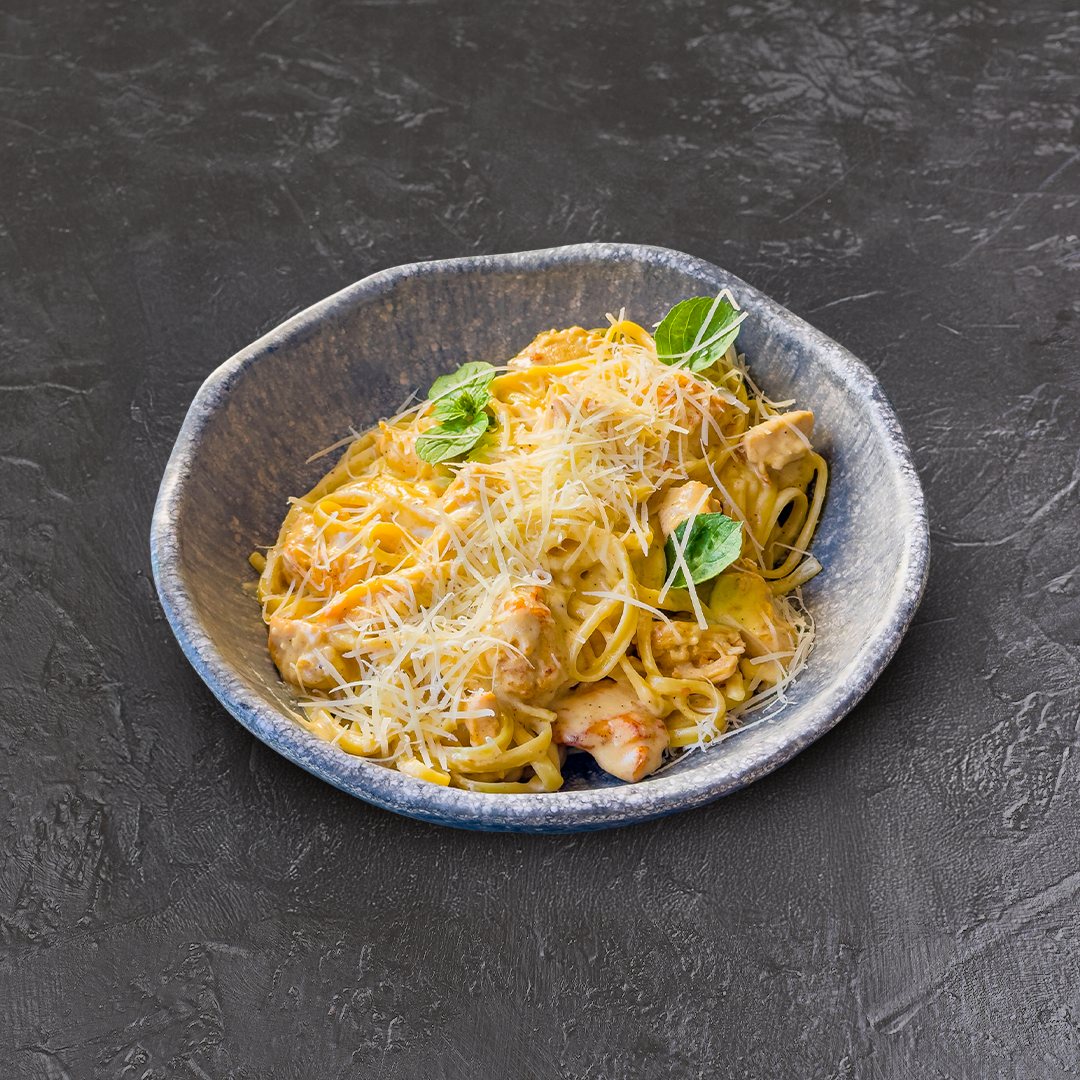 Spaghetti Grilled Chicken White Mushrooms