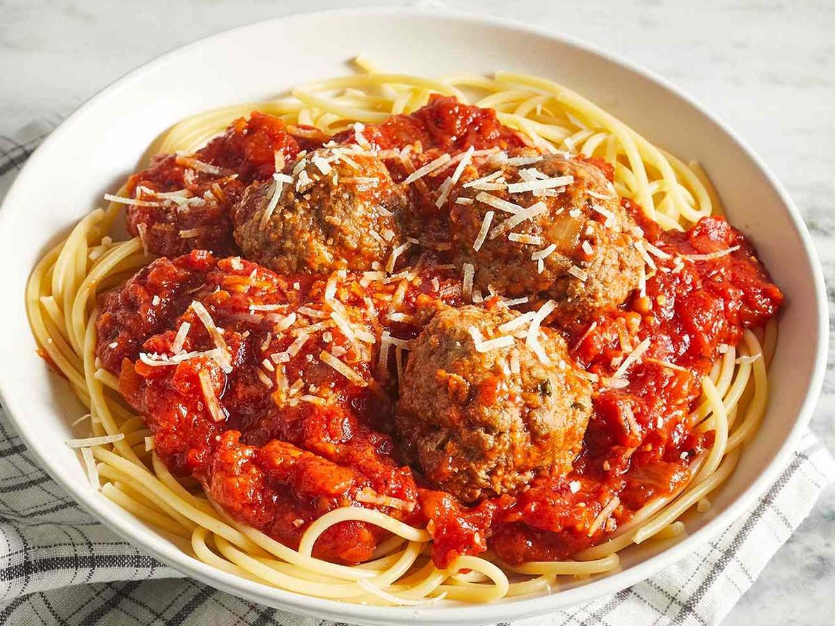 Italian Meatballs Pasta