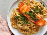 Spaghetti With Salmon Pasta