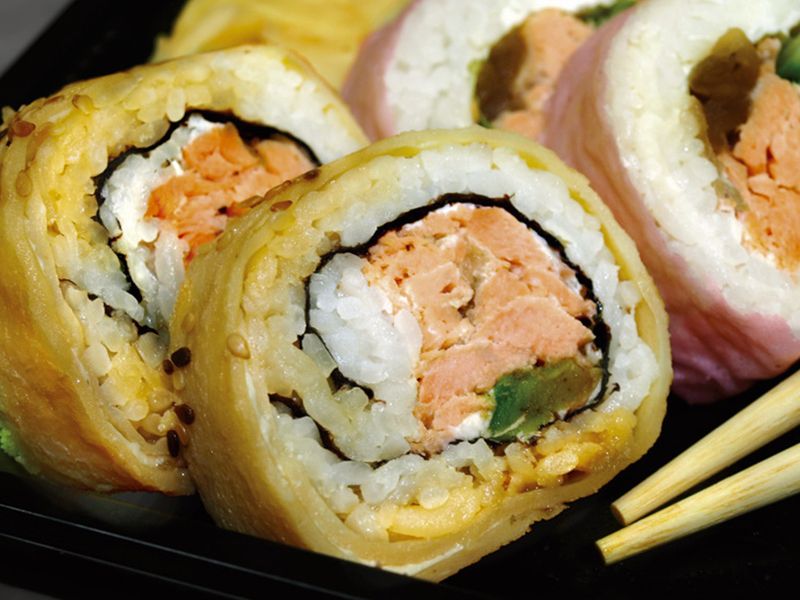 Special Uramaki Volcano Sushi