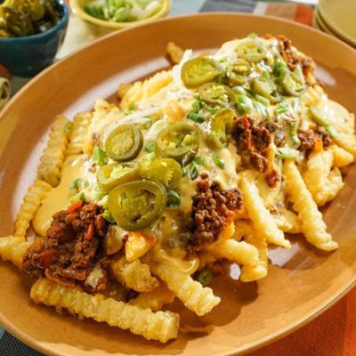 Chili Pepper French Fries With Cheese