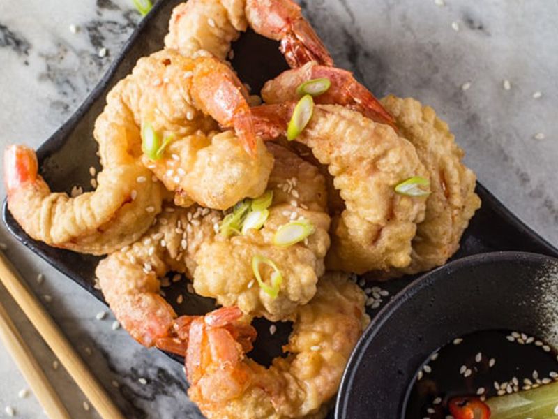 Spicy Shrimp Tempura