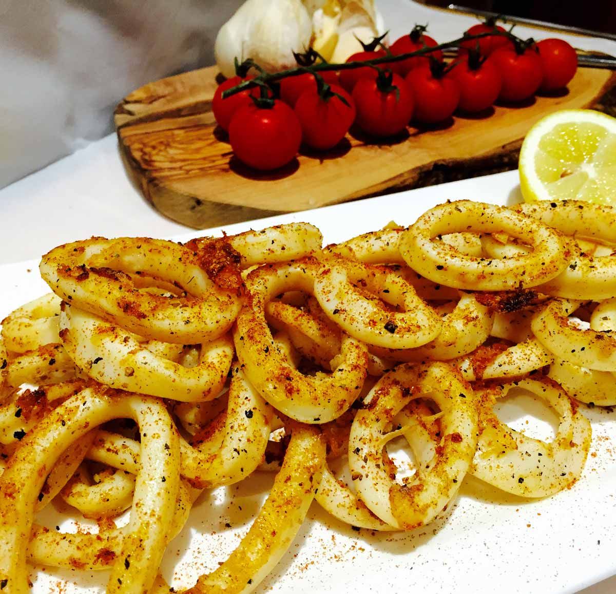 Grilled Calamari sandwich