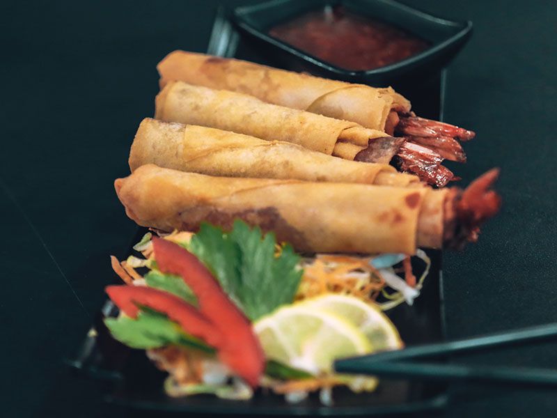 spring roll shrimps