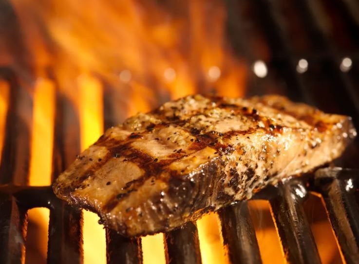 Grilled Fish and Calamari Fajita Platter