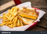 French Fries With Mozzarella Sandwich