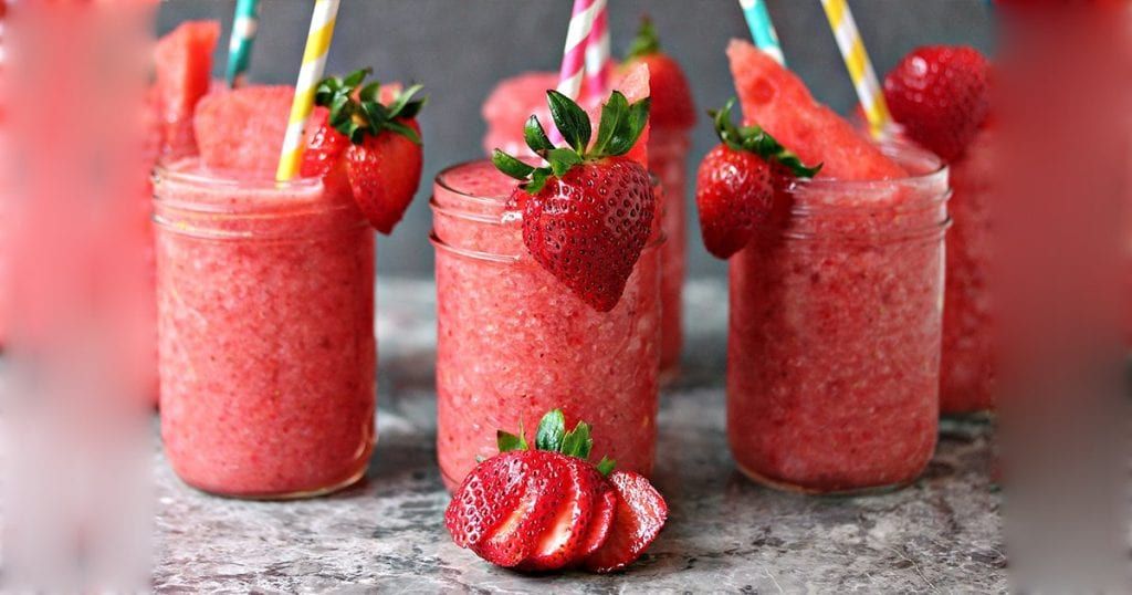 Strawberry Slush Puppie