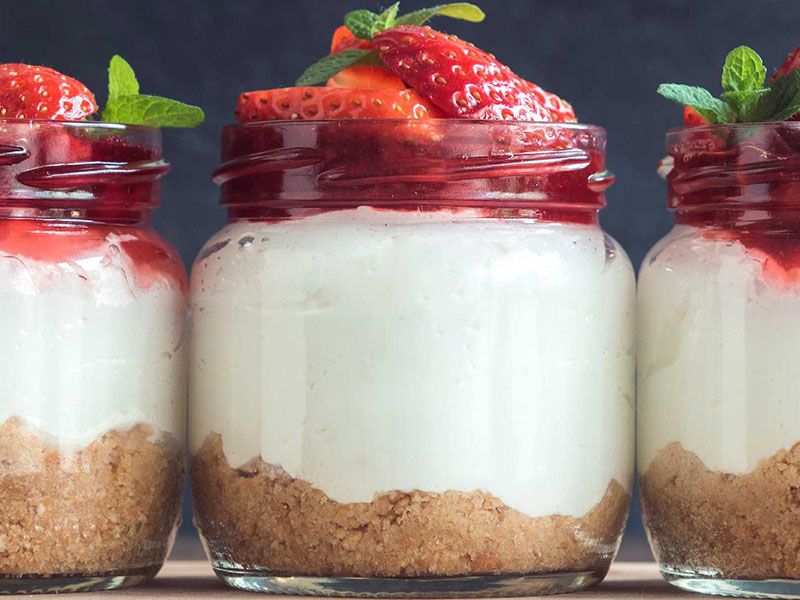Strawberry Cheesecake Jar 210ml