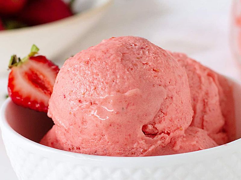 Strawberry Ice Cream Cup