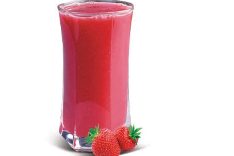 Strawberry juice